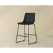 Cal 39.5 inch Antique Black Counter Stool, Set Of 2